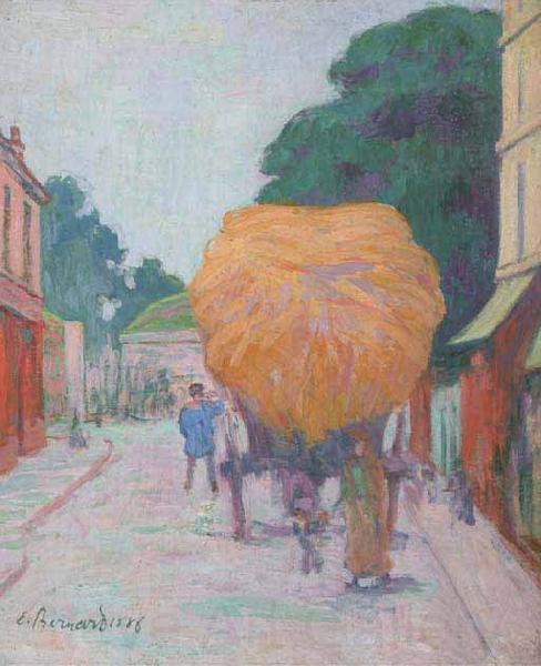 Emile Bernard Le char de foin France oil painting art